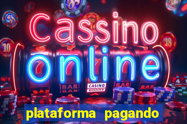 plataforma pagando no cadastro